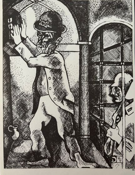 让·韦利奥（1920 - 1999）
《手与心灵》
太阳蚀刻版画，1963年1月15日印制于Sirè