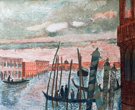BARDONE Guy (1927–2015)
VENEDIG
Farb-Lithografie. 