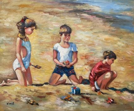 William WEST (20. Jahrhundert)
KINDER, DIE AM STRA