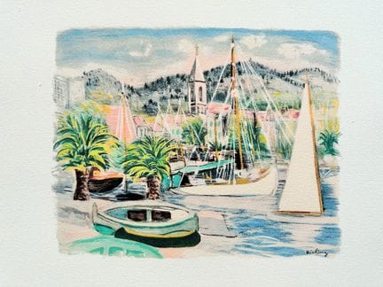 KISLING Moise (1891–1953)
DER HAFEN
Unten rechts i