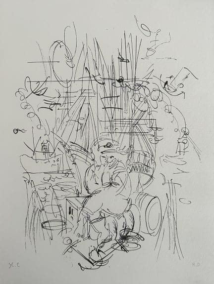 (nach) DUFY Raoul (1877–1953)
DER SEEMANN
Lithogra