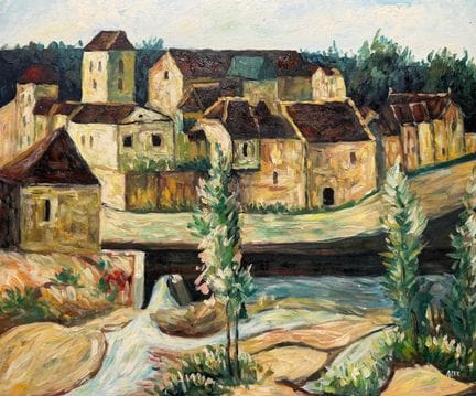 MODERNE SCHULE (20. Jahrhundert)
ALTES DORF
Öl auf