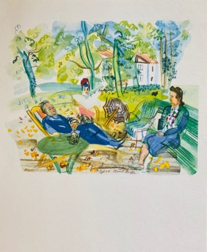 (nach) DUFY Raoul (1877–1953)
IM GARTEN VON MONTSA