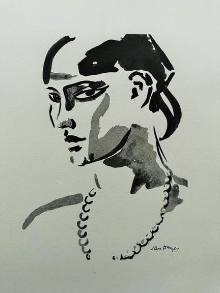 (nach) KEES VAN DONGEN (1877–1968)
GESICHT
Lithogr