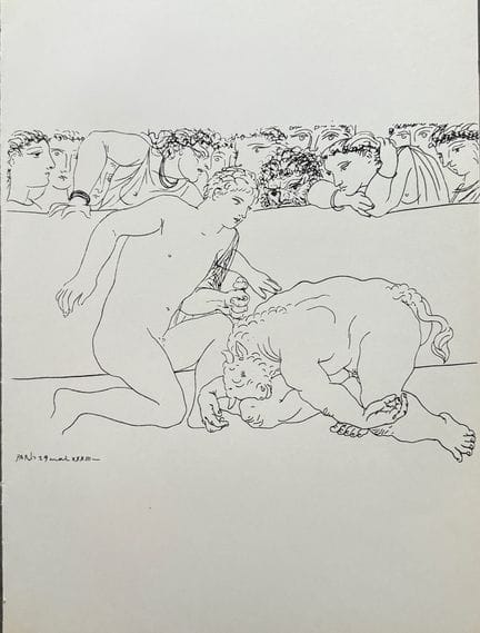 (nach) PICASSO, Pablo (1881–1973)
DER MINOTAUR
Sig