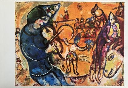 (nach) CHAGALL Marc (1887–1985)
DER ZIRKUS
Farb-Li