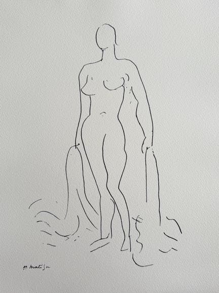 (nach) MATISSE Henri (1869–1954)
STEHENDER AKT
Lit