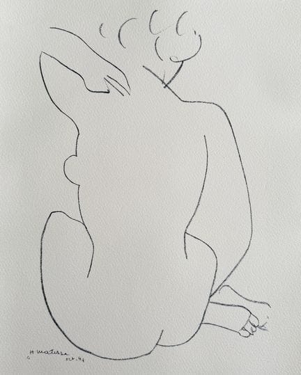 (nach) MATISSE Henri (1869–1954)
AKT VON HINTEN
Li