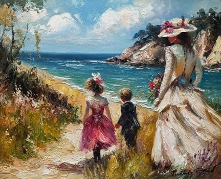 PETROV Vladimir (1945 - )
FAMILIENSPAZIERGANG AM M