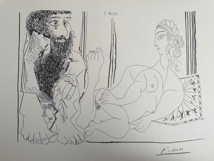 (nach) PICASSO Pablo (1881–1973)
FRAU, DIE EINEN V