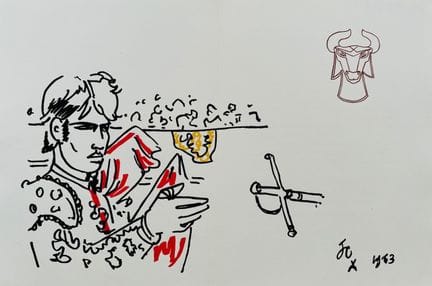 (nach) COCTEAU Jean (1889–1963)
DAS SCHWERT DES TO