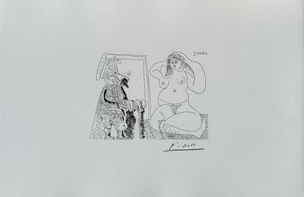 (nach) PICASSO Pablo (1881–1973)
DIE TOILETTE
Lith