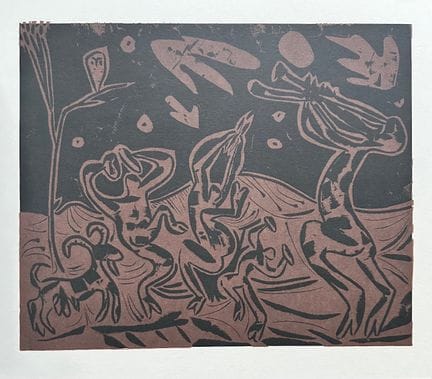 (nach) PICASSO Pablo (1881–1973)
DIE TÄNZER MIT DE