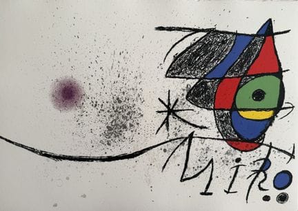 (nach) MIRO Joan (1893–1983)
ZÜRICH
Farb-Lithograf