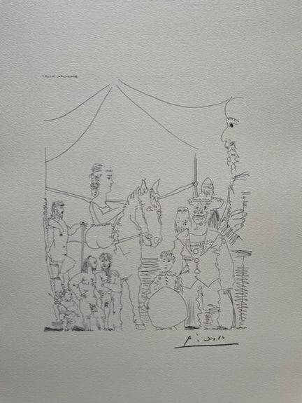 (nach) PICASSO Pablo (1881–1973)
MODELLE AUF DEM R
