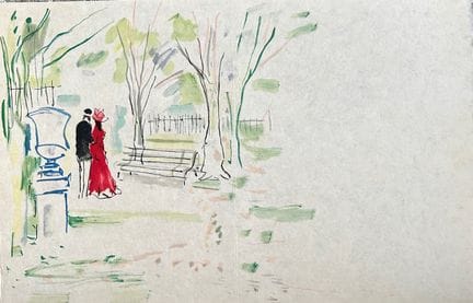 DAUCHOT Gabriel (1927–2005)
PROMENADE
Lithografie,