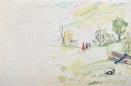DAUCHOT Gabriel (1927–2005)
SPAZIERGANG IM PARK
Li