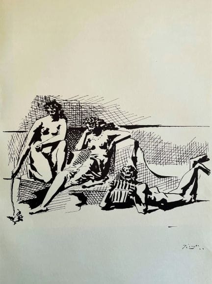 (nach) PICASSO Pablo (1881–1973)
DER MUSIKER UND D