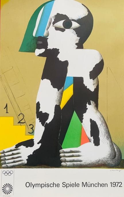 Horst ANTES (1936 – )
OLYMPISCHE SPIELE MÜNCHEN
Si