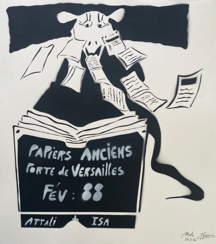 ATTALI Jean (1937 - )
ALTE PAPIERE
Mit Bleistift u