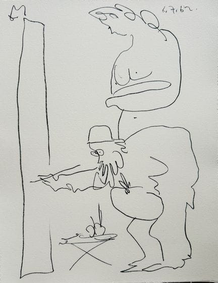 (nach) PICASSO, Pablo (1881–1973)
DER MALER UND SE