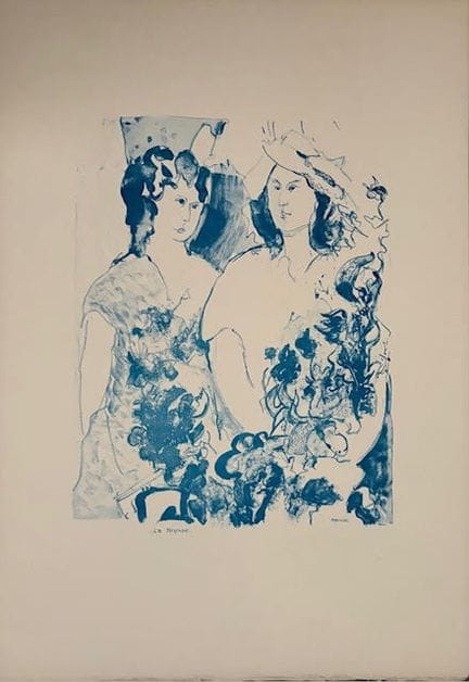 MANCINI Claude (1937 - )
LA NICOISE
Lithografie, u
