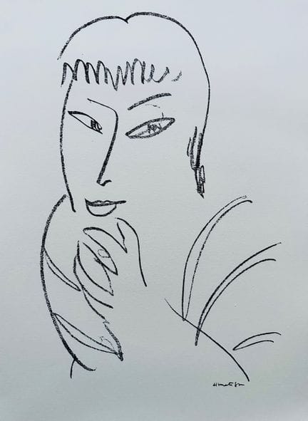 (nach) MATISSE Henri (1869–1954)
PORTRAIT
Lithogra