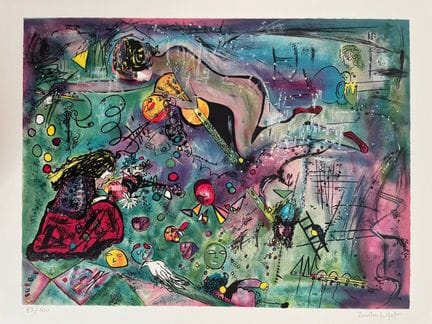 Sandra JAYAT (1939 - )
MUSICIANS
Lithograph signed