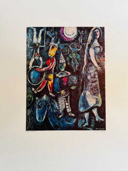 (nach) CHAGALL Marc (1887–1985)
ZIRKUSSPIEL
Heliog