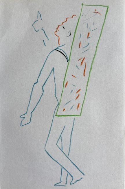 (nach) COCTEAU Jean (1889–1963)
S
Original-Farblit