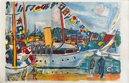 (nach) DUFY Raoul (1877–1953)
HONFLEUR AM 14. JULI