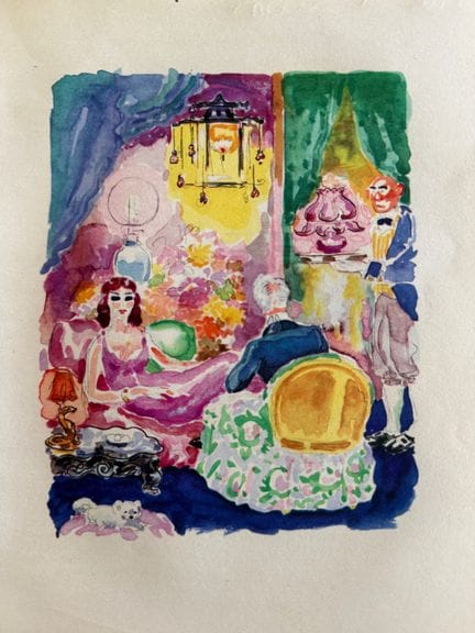 KEES VAN DONGEN (1877–1968)
ODETTE UND SWANN
Farbi