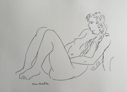(nach) MATISSE Henri (1869–1954)
LANGGESTRECKTER W