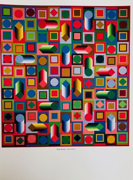 VASARELY Victor (1908–1997)
COMPOSITION
Color art 