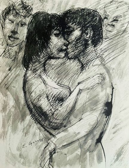 GOERG Edouard-Joseph (1893–1969)
THE COUPLE
Lithog
