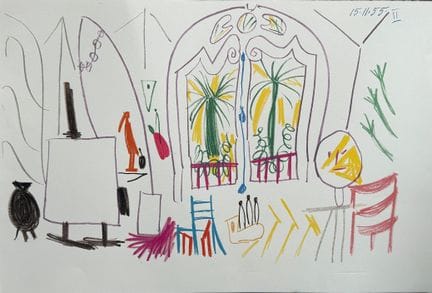 (nach) PICASSO Pablo (1881–1973)
KALIFORNIEN – 34
