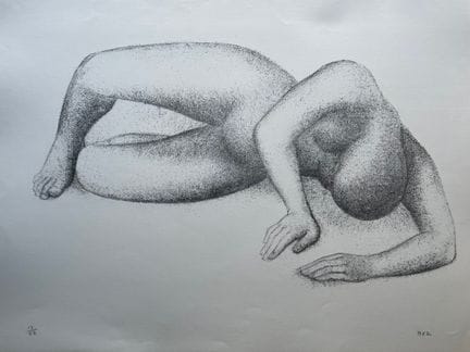 Jacqueline BEZ (1927)
RECLINING NUDE
Lithograph si