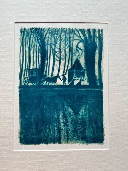 BRASILIER André (1929 - )
DIE PAUSE
Lithografie. F