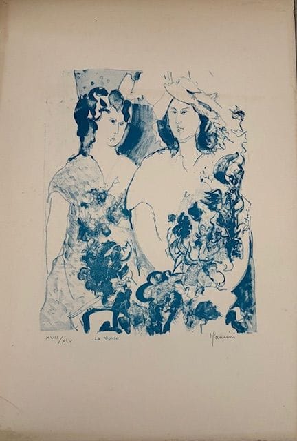 MANCINI Claude (1937 - )
LA NICOISE
Lithografie, u