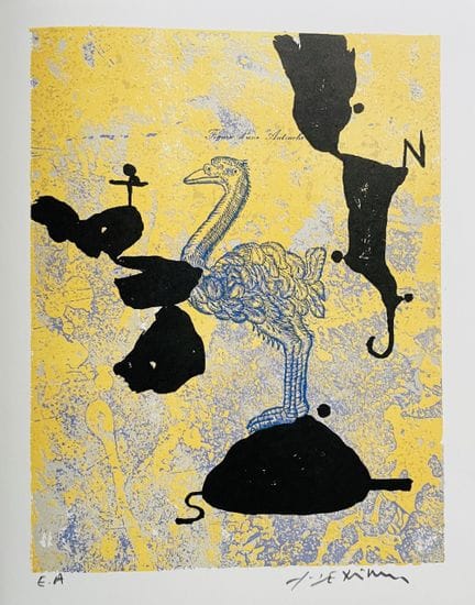 Richard TEXIER (1955 - )
COMPOSITION
Lithograph. A