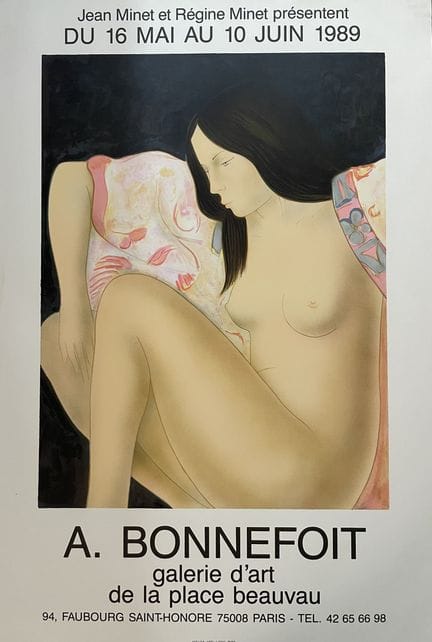 BONNEFOIT Alain (1937 - )
NACKT IM KIMONO, 1989
Fa