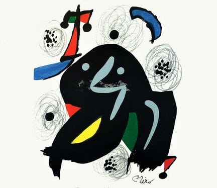 (after) Joan MIRO (1893–1983)
THE MELODY
Lithograp