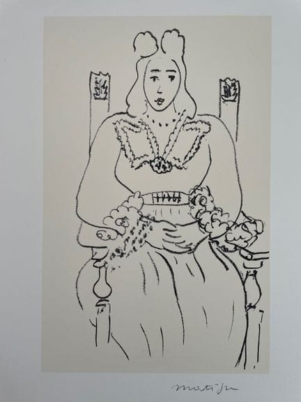 (after) MATISSE, Henri (1869–1954)
THE QUEEN
Litho