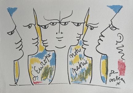 (nach) COCTEAU Jean (1889–1963)
EUROPA, UNSERE HEI