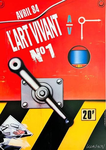 KLASEN Peter (1935 - )
L'ART VIVANT
Poster signed 