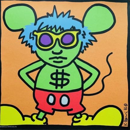 (after) HARING, Keith (1958–1990)
MICKEY MOUSE
Sig