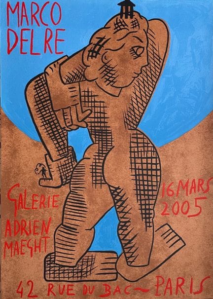 (after) DEL RE Marco (1950 - )
NU
Lithographic pos