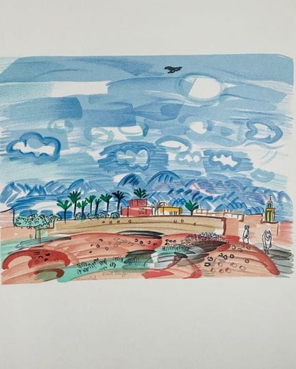 (nach) DUFY Raoul (1877–1953)
DIE WÜSTE
Lithografi