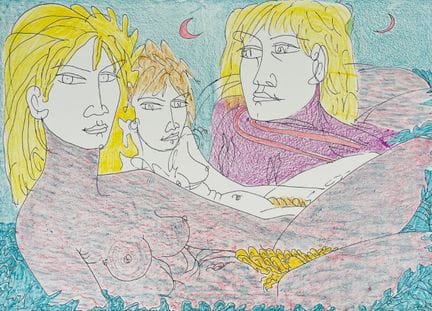 Tono ZANCANARO (1906–1985)
SIRENS
Lithograph signe