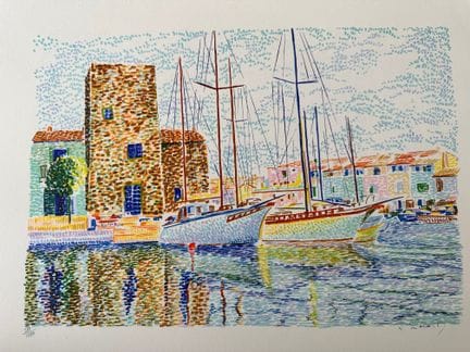 MENDJISKY Serge (1929–2017)
DER HAFEN
Lithografie,